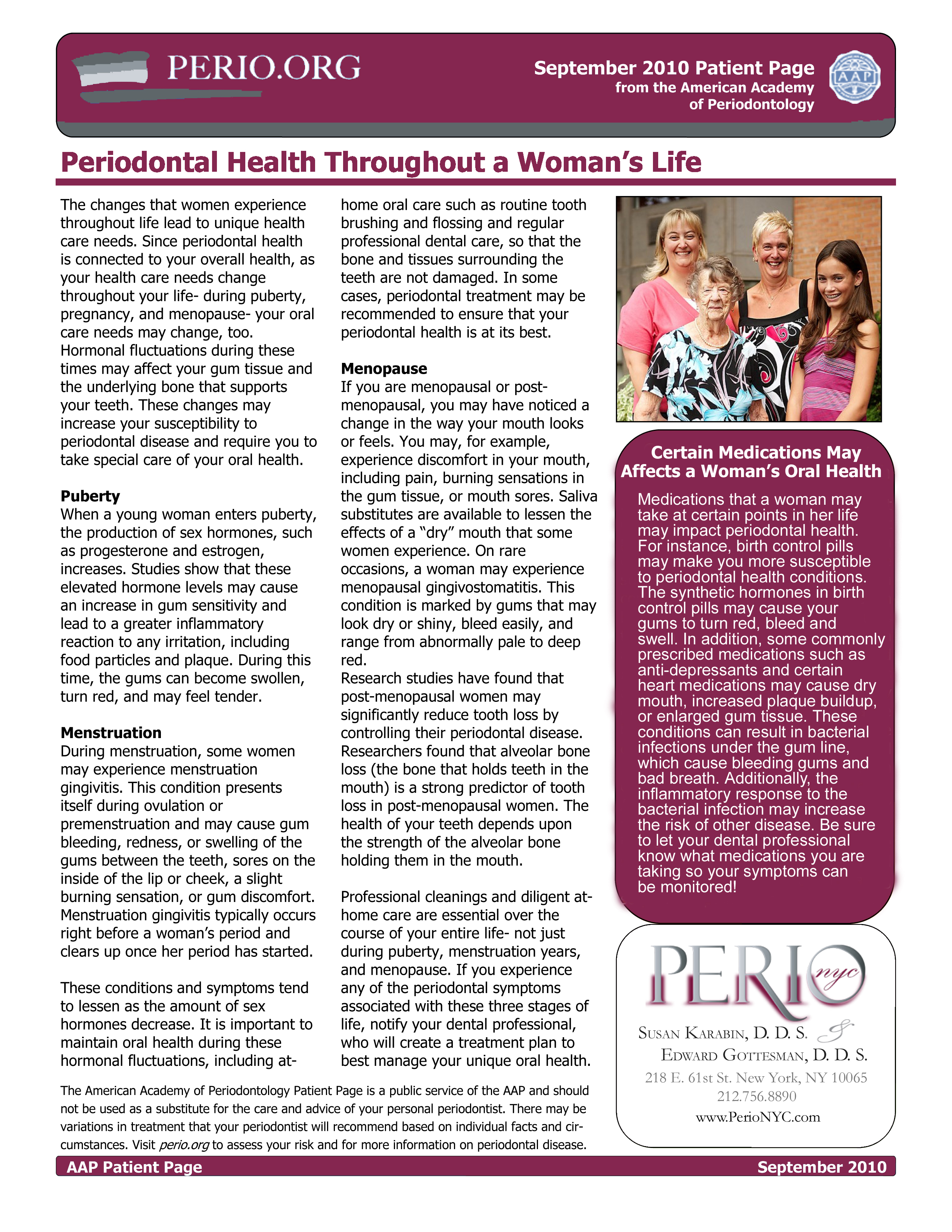 Perio Health and Women